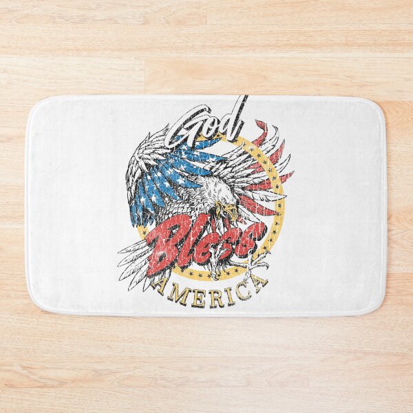 Item preview, God Bless America Patriotic Retro Eagle designed and sold by The secret storage room.