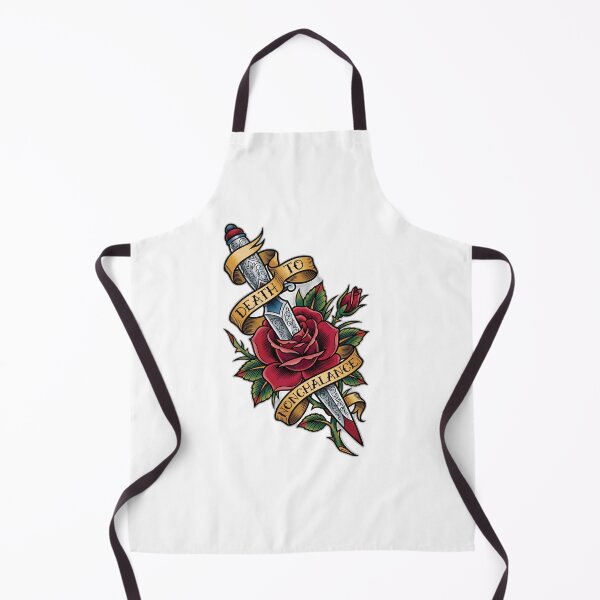 Item preview, Death To Nonchalance Dagger And Rose Tattoo designed and sold by ryanguas.