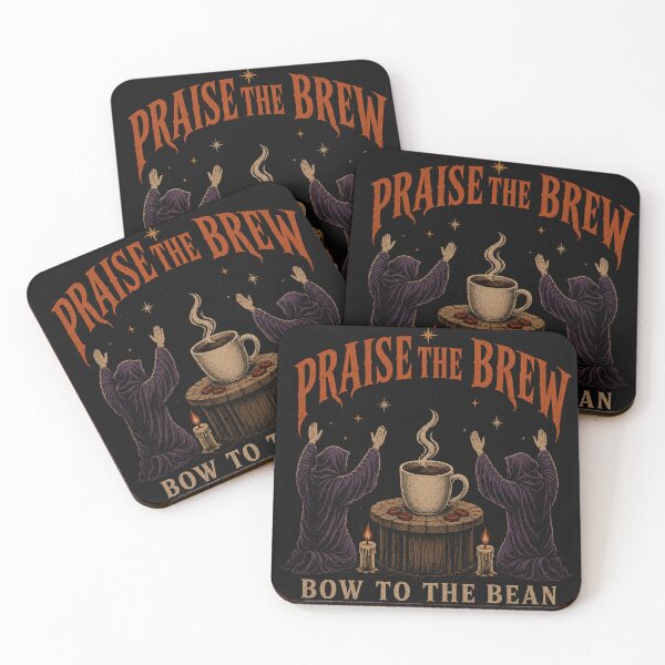 Item preview, Praise the brew humor coffee funny design  designed and sold by MiniCooper27.