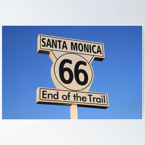 Item preview, Route 66; End of the trail designed and sold by CliveHarris.