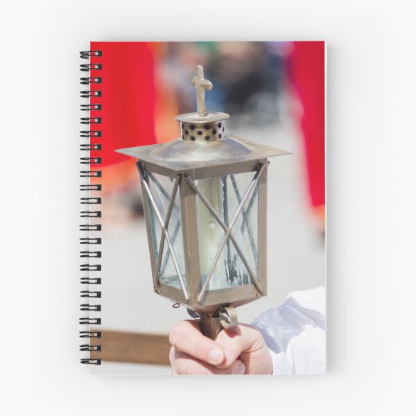 Item preview, Handheld Religious Lantern With Candle And Cross During Outdoor Church Procession designed and sold by Nmallia.