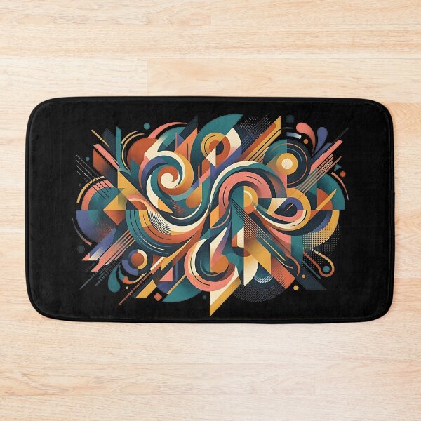 Item preview, Vibrant Cosmic Swirls Contemporary Abstract Art designed and sold by dytf79.
