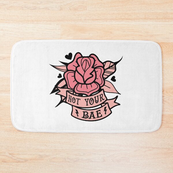 Item preview, Not Your Bae Old School Rose Tattoo designed and sold by The secret storage room.