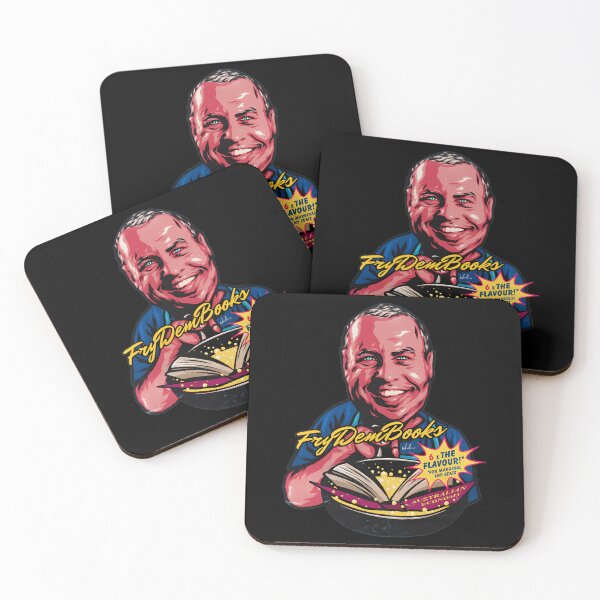 Item preview, Smiling Man Stirring Open Book in Frying Pan designed and sold by Chicica.