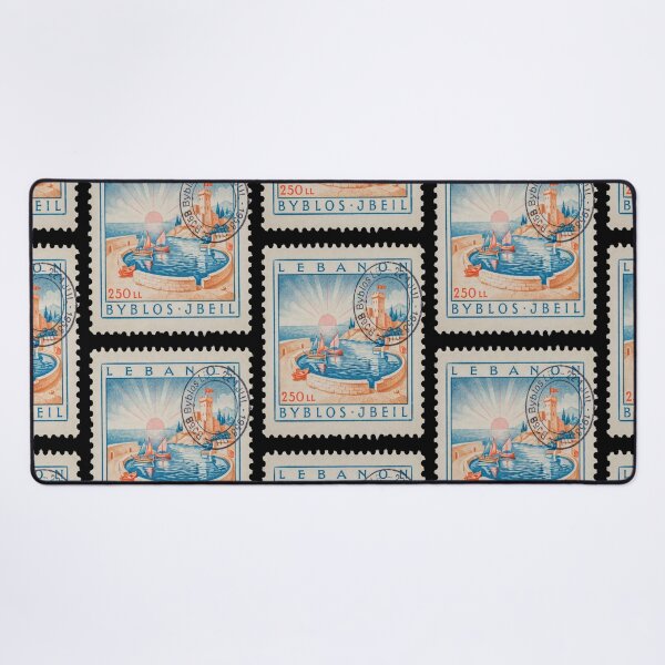 Item preview, Byblos Lebanon Mediterranean Postage Stamp Travel Sticker designed and sold by stickercuffs.