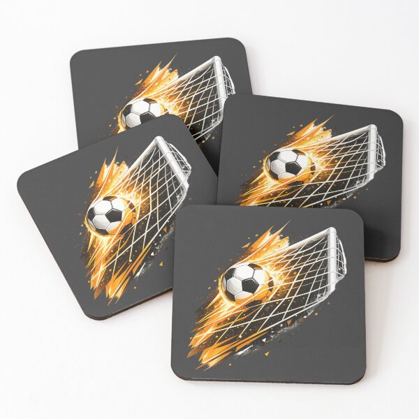 Item preview, Soccer Goal Flaming Ball Gift designed and sold by Corvoria.