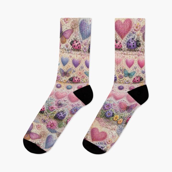 Item preview, Whimsical Springtime Ladybugs designed and sold by purplesensation.