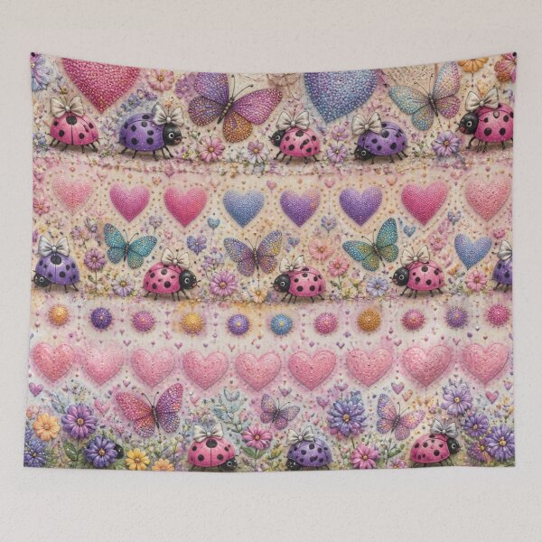 Item preview, Whimsical Springtime Ladybugs designed and sold by purplesensation.
