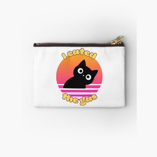 Item preview, I Eated The Gas Retro Sunset Black Cat designed and sold by Cafya.
