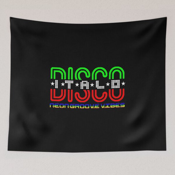 Item preview, Italo Disco Neon Groove Vibes designed and sold by Graphroad.