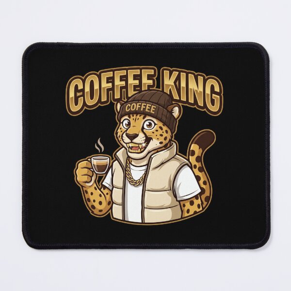 Item preview, Coffee King Cheetah Gift designed and sold by AbanoubStore.