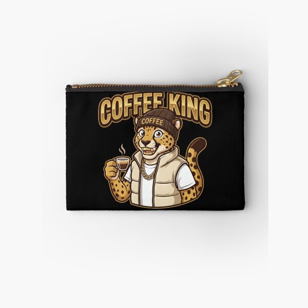Item preview, Coffee King Cheetah Gift designed and sold by AbanoubStore.