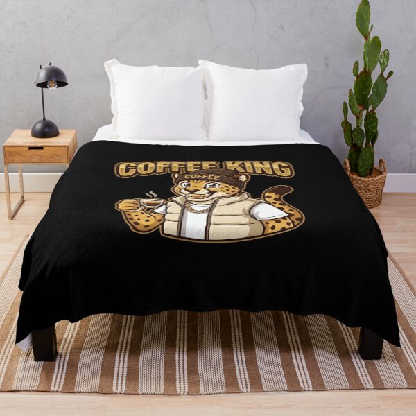 Item preview, Coffee King Cheetah Gift designed and sold by AbanoubStore.