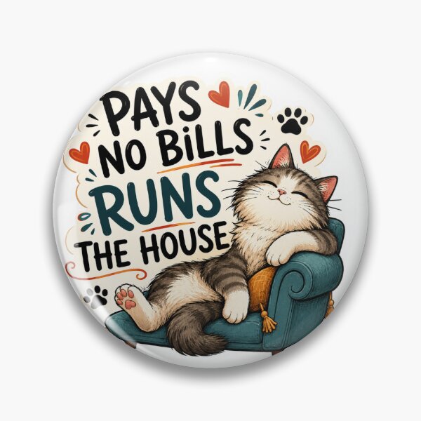 Item preview, pays no bills designed and sold by peace love and stickers.