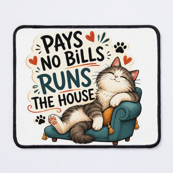 Item preview, pays no bills designed and sold by grow gently studio.