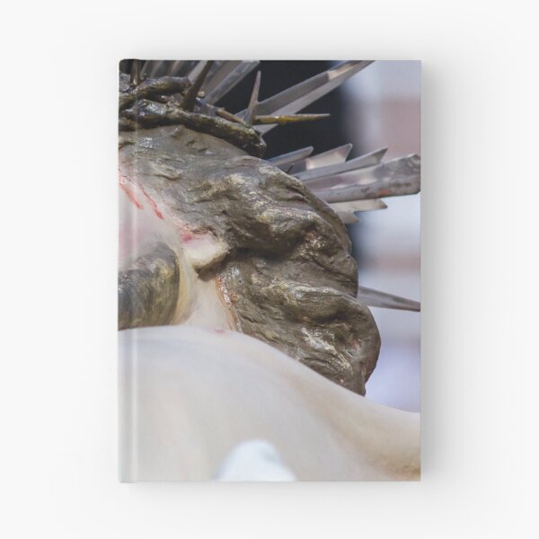 Item preview, Close-Up Statue Of Jesus On The Cross With Crown Of Thorns And Radiant Halo During Procession designed and sold by Nmallia.