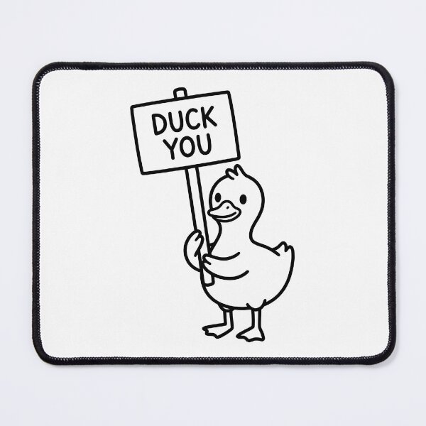 Item preview, Funny Cute Duck You Sign Pun designed and sold by seven things shop.