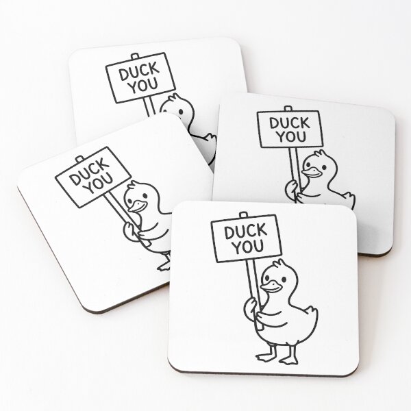 Item preview, Funny Cute Duck You Sign Pun designed and sold by seven things shop.