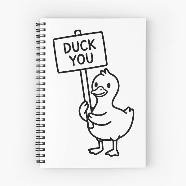 Item preview, Funny Cute Duck You Sign Pun designed and sold by seven things shop.