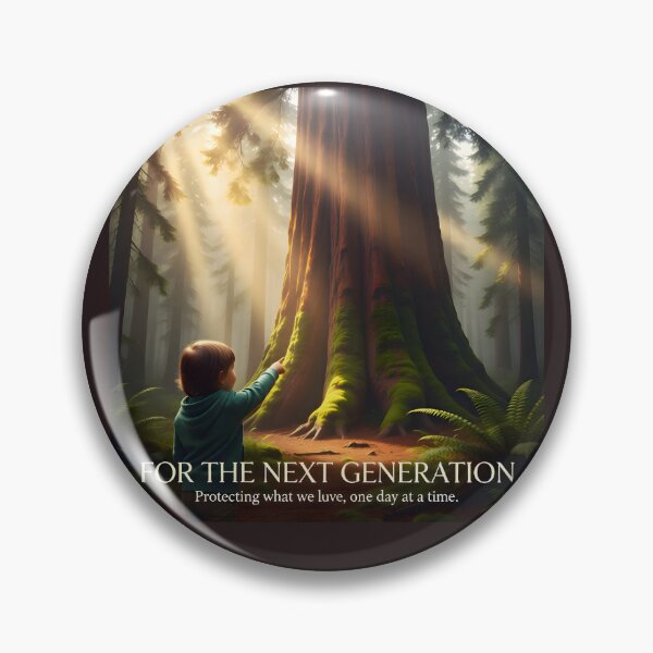 Item preview, For the Next Generation: Ancient Redwood Forest Conservation Campaign designed and sold by Creative-RE.