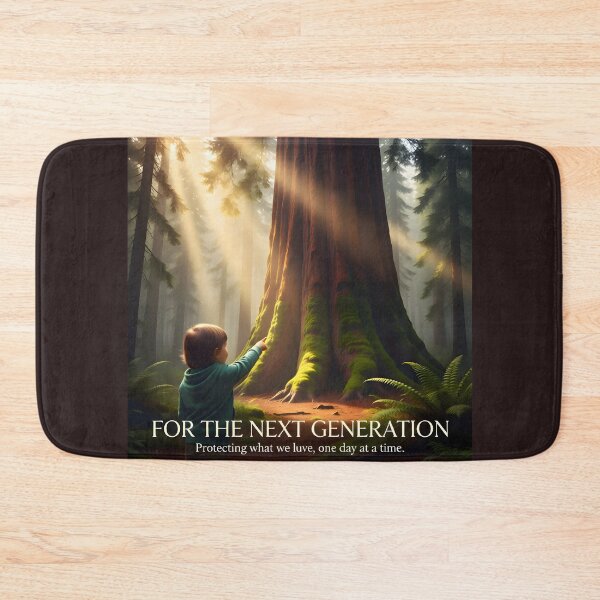 Item preview, For the Next Generation: Ancient Redwood Forest Conservation Campaign designed and sold by Creative-RE.