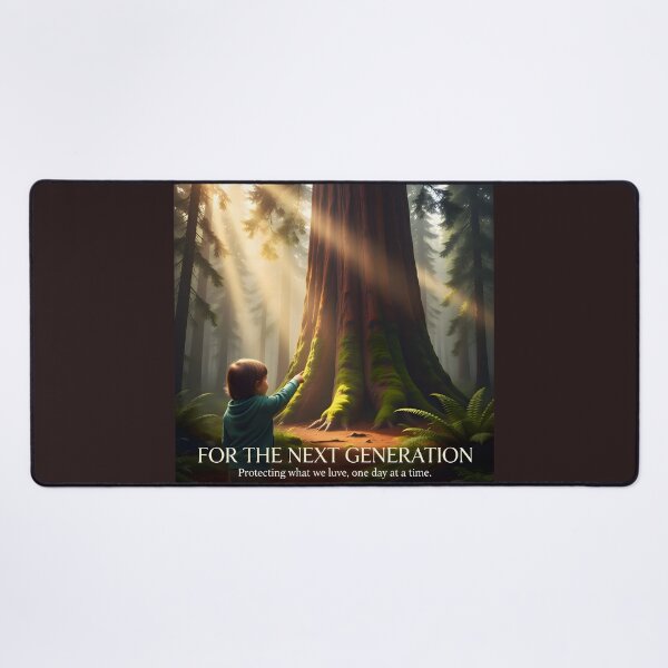 Item preview, For the Next Generation: Ancient Redwood Forest Conservation Campaign designed and sold by Creative-RE.