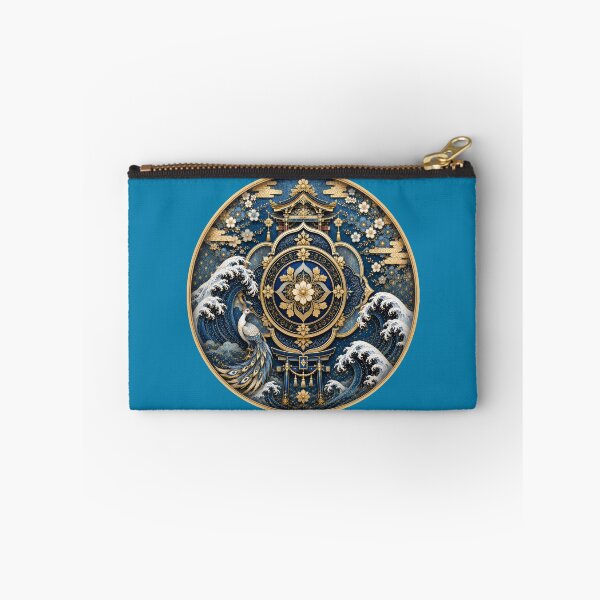 Item preview, Azure Imperial Tide – Sacred Japanese Crest Emblem designed and sold by sunbowjp stadio.