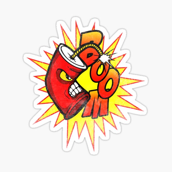 Artikel-Vorschau von Boom, Dynamit Drop das Mikrofon, Cartoon Explosion, designt und verkauft von gorillamerch.