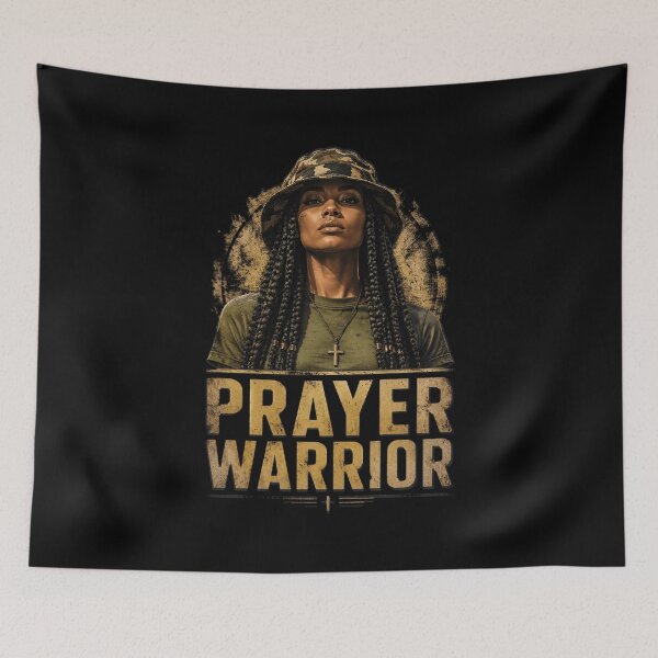 Item preview, Camo Hat Prayer Warrior God Jesus Christian Black Girl designed and sold by OlakunleOloroz.