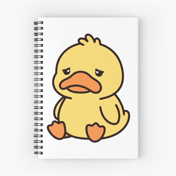 Item preview, Cute But Sad Kawaii Yellow Duck designed and sold by seven things shop.
