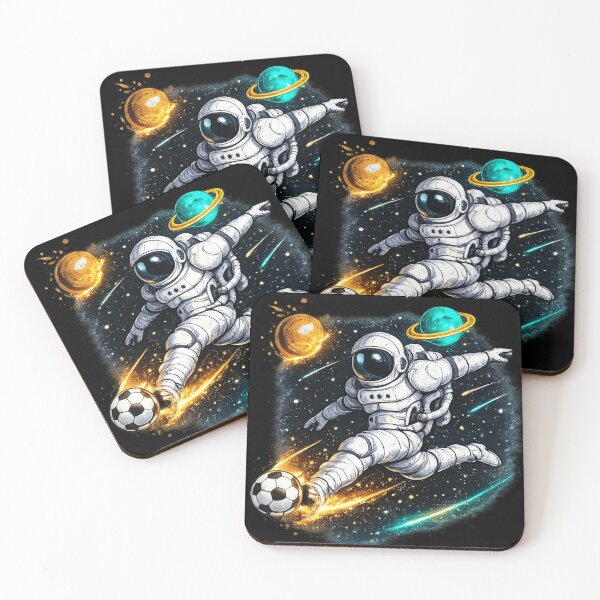 Item preview, Soccer Astronaut Space Gift designed and sold by Corvoria.