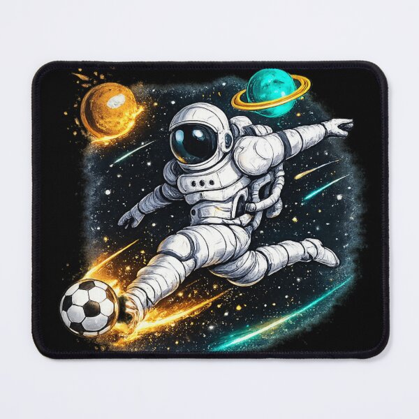 Item preview, Soccer Astronaut Space Gift designed and sold by Corvoria.