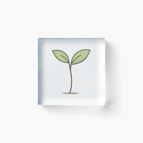Item preview, Green Seedling Icon designed and sold by Velvet-motive.