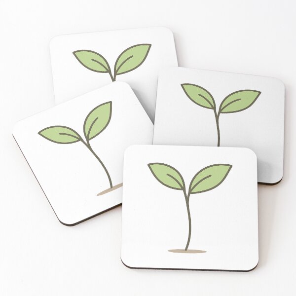 Item preview, Green Seedling Icon designed and sold by Velvet-motive.