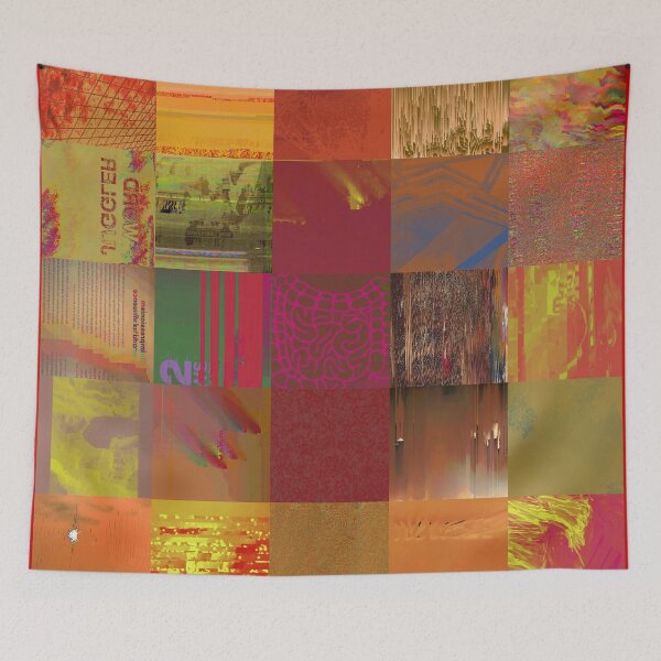 Item preview, Glitch Art Data Corruption Grid Abstract Cybernetic Design designed and sold by Terry Bain.