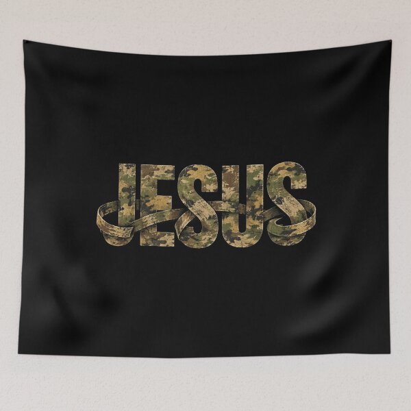 Item preview, Camo Jesus Coquette Bow Camouflage God Christian Religious designed and sold by OlakunleOloroz.