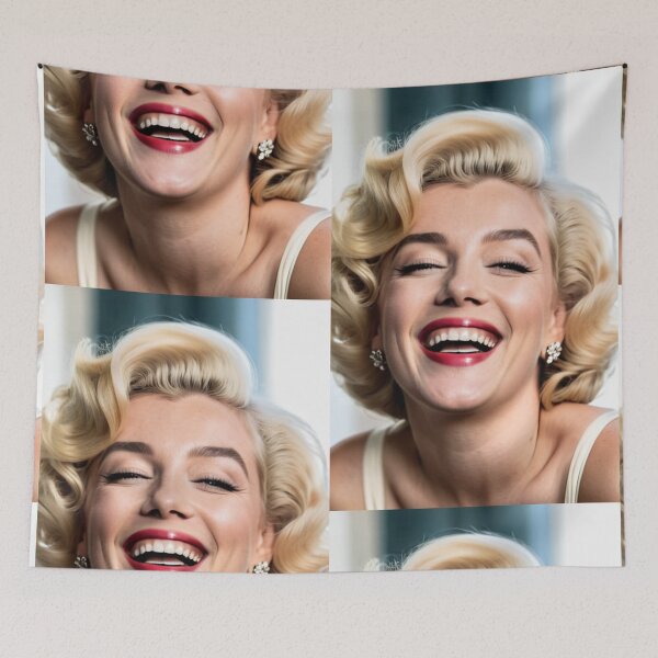 Item preview, Cinema - Great American Actress of the 1950s, Laughing and Glamorous Portrait designed and sold by Beat-It.