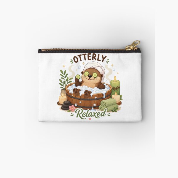 Item preview, Cute Spa Otter – Otterly Relaxed Bubble Bath Kawaii Animal Design designed and sold by PawsGiggles.