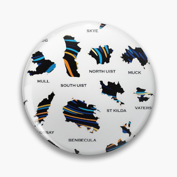 Item preview, Scottish Islands Map Illustration designed and sold by davidelder.
