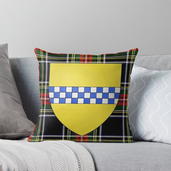 Item preview, Stewart High Steward of Scotland Arms and Black Tartan designed and sold by Kirrindy Designs.