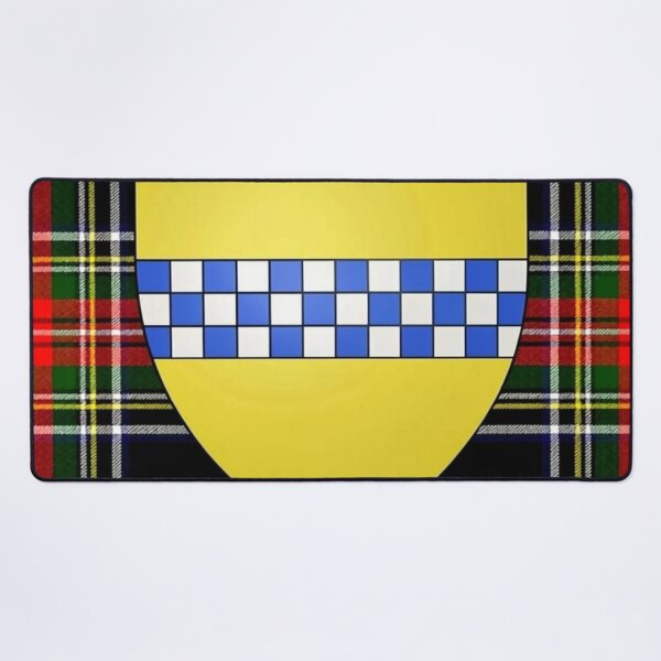 Item preview, Stewart High Steward of Scotland Arms and Black Tartan designed and sold by Kirrindy Designs.