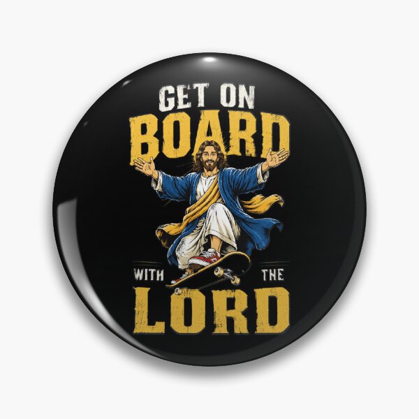 Item preview, Christ Skateboarding Get On Board With The Lord Jesus Skate designed and sold by OlakunleOloroz.