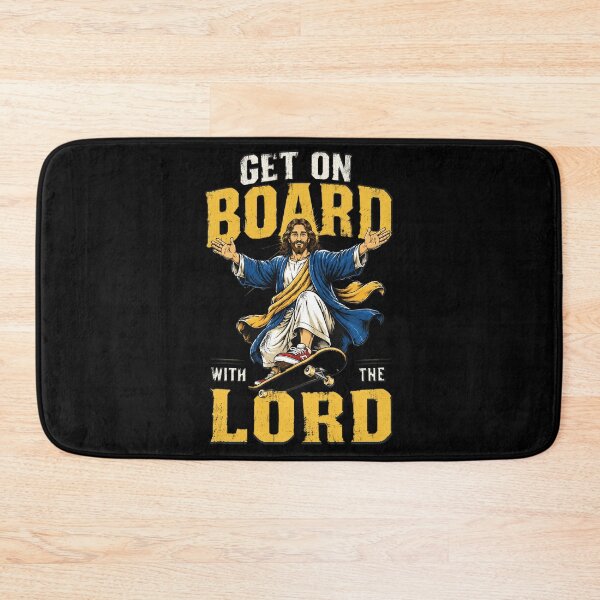 Item preview, Christ Skateboarding Get On Board With The Lord Jesus Skate designed and sold by OlakunleOloroz.