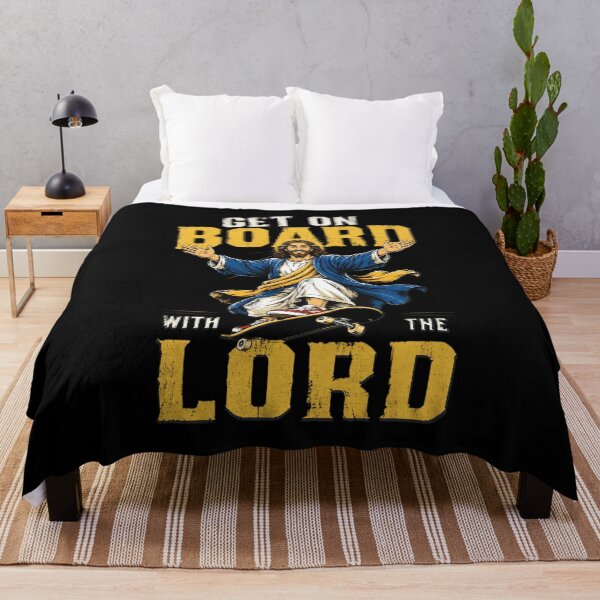 Item preview, Christ Skateboarding Get On Board With The Lord Jesus Skate designed and sold by OlakunleOloroz.