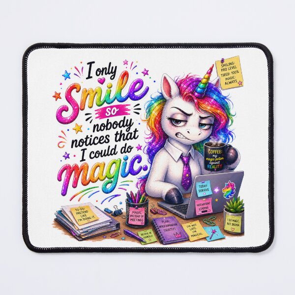 Item preview, Annabel Office Unicorn German Quote designed and sold by Tinosshop.