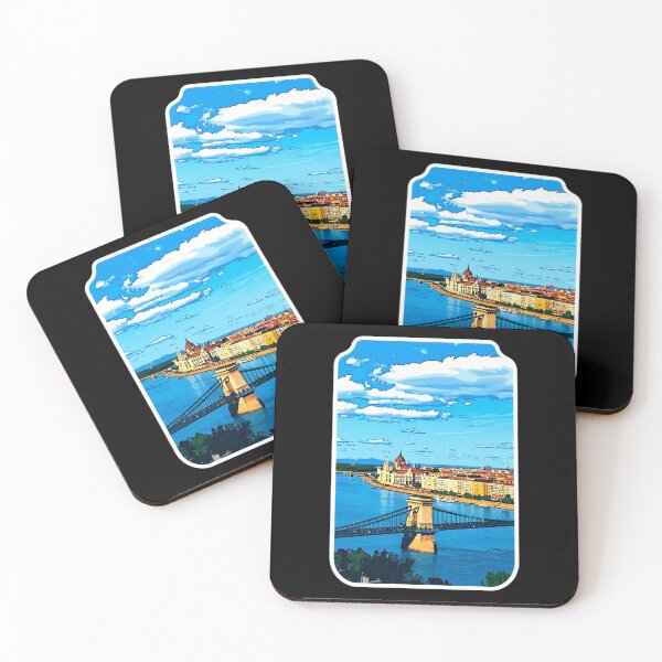 Item preview, Budapest Hungary Magnet Sticker designed and sold by FestivityFinds.