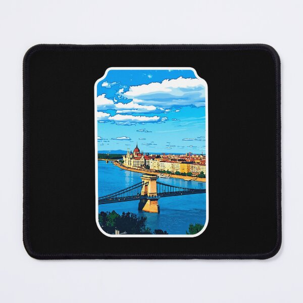 Item preview, Budapest Hungary Magnet Sticker designed and sold by FestivityFinds.