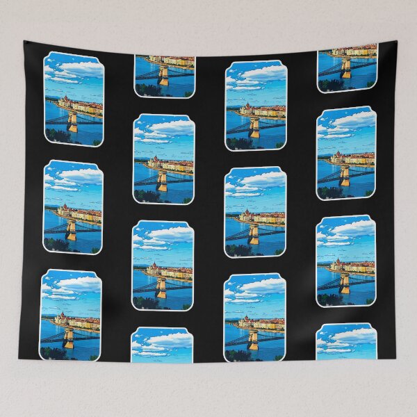 Item preview, Budapest Hungary Magnet Sticker designed and sold by FestivityFinds.