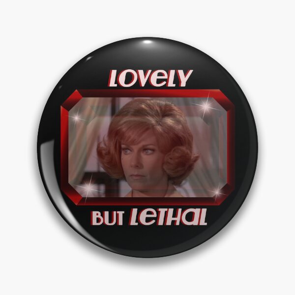 Item preview, Lovely But Lethal (on Black) designed and sold by PawsitiveMum3.