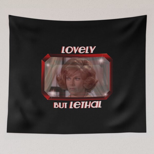 Item preview, Lovely But Lethal (on Black) designed and sold by PawsitiveMum3.